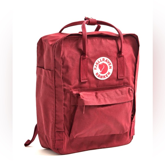 Fjallraven Kanken Scandinavian Classic Large Red Work Travel Reflective Backpack - Picture 4 of 16